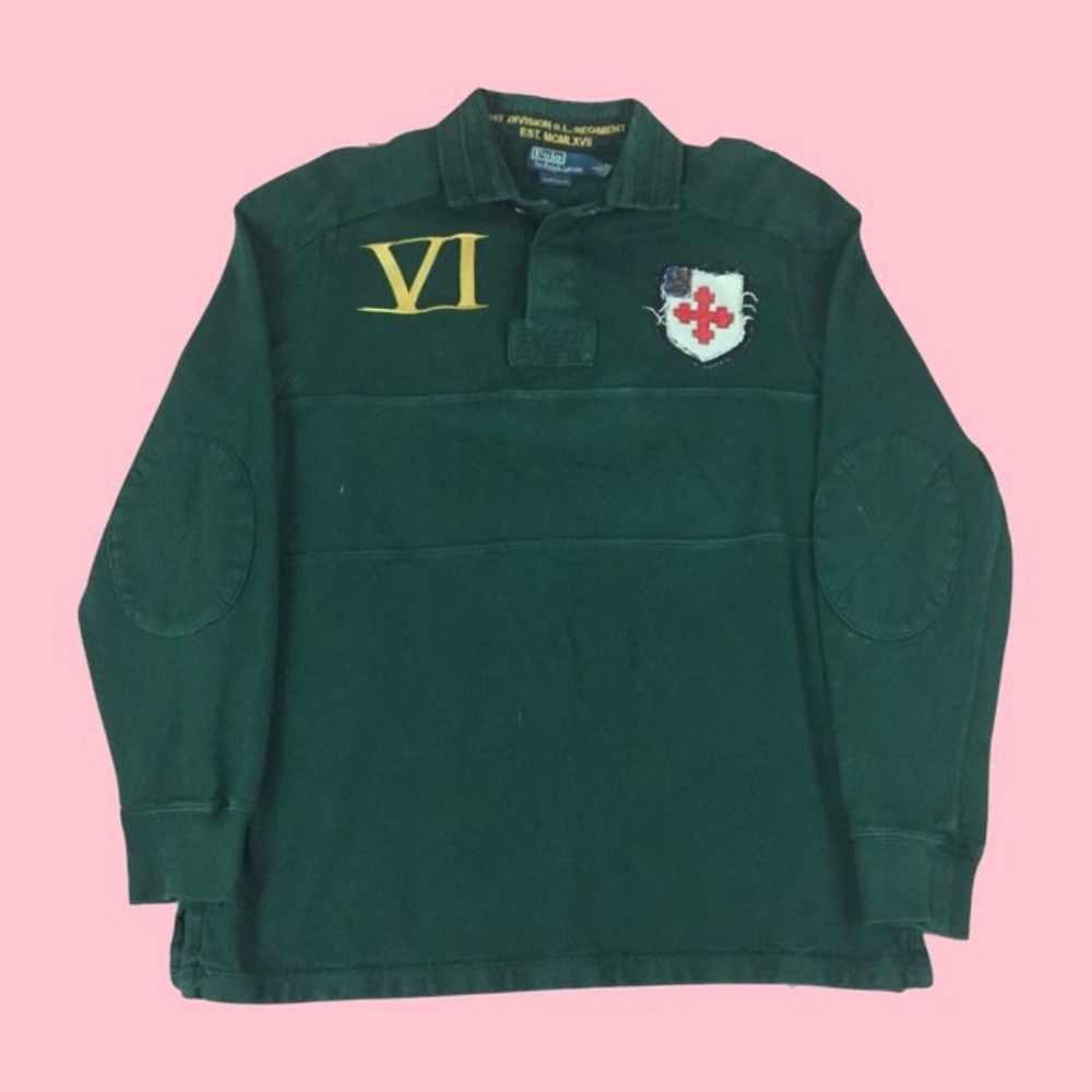 Vintage 90s Polo Ralph Lauren Rugby Polo Shirt